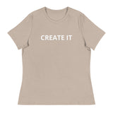 Soft and lightweight cotton t-shirt "CREATE IT"