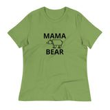 Women's Relaxed T-Shirt - probably the most comfortable t-shirt you will own. Soft and smooth fabric "MAMA BEAR""