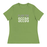 Women's 100% cotton t-shirt  "PLANT THE SEEDS"