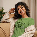 Women's SOFT, relaxed & comfy t-shirt "SOMETIMES I HAVE TO REMIND MYSELF  IT'S JUST NOT WORTH THE JAIL TIME""