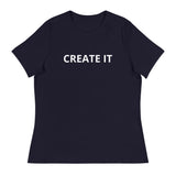 Soft and lightweight cotton t-shirt "CREATE IT"