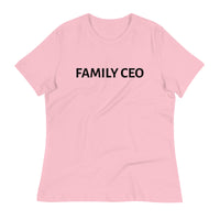 100% Relaxed Cotton T-Shirt "FAMILY CEO"