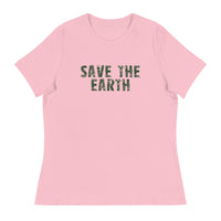 SOFT Relaxed T-Shirt  "SAVE EARTH"