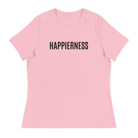 Women's SOFT,  relaxed & comfy t-shirt  "HAPPIERNESS"