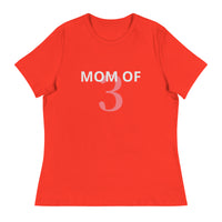 100% cotton classic tee "MOM OF 3"