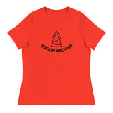 Relaxed fit and smooth fabric relaxed t-shirt  "ROCKIN AROUND"