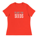 Women's 100% cotton t-shirt  "PLANT THE SEEDS"