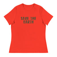 SOFT Relaxed T-Shirt  "SAVE EARTH"