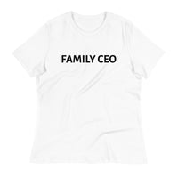 100% Relaxed Cotton T-Shirt "FAMILY CEO"