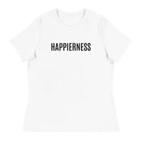 Women's SOFT,  relaxed & comfy t-shirt  "HAPPIERNESS"