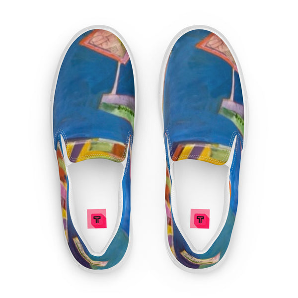 Women’s slip-on canvas shoes. MODERN ART