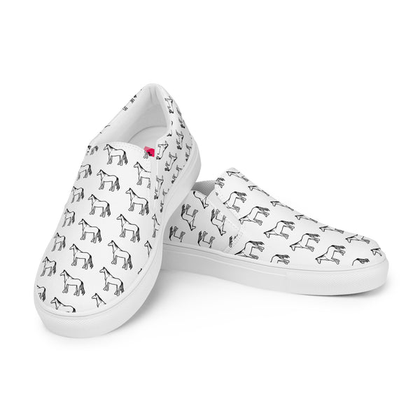 Women’s slip-on canvas shoes HORSE