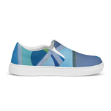 Women’s slip-on canvas shoes  BLUE ART