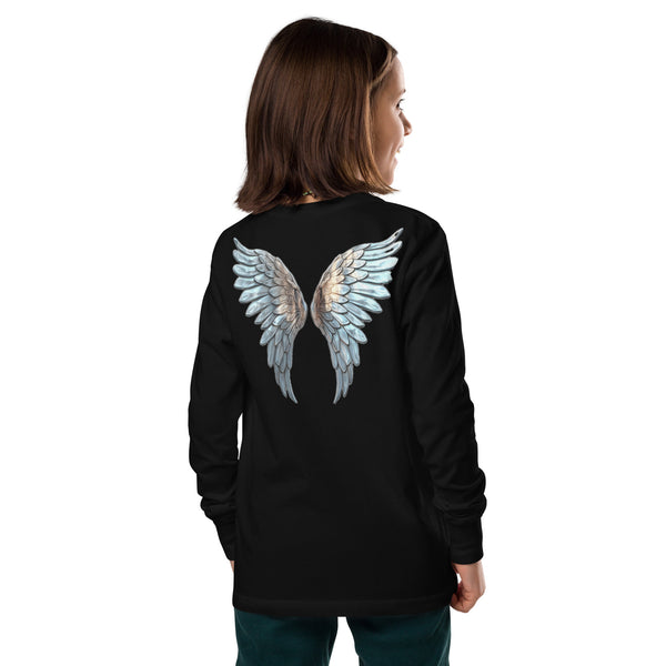 Youth long sleeve tee "ANGEL WINGS"