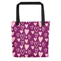 Heart Background Tote bag