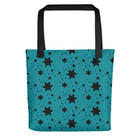 Teal Star Tote bag