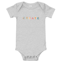 100% cotton one-piece Baby Onesie - CREATE