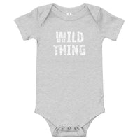 100% cotton one-piece Baby Onesie. "WILD THING"