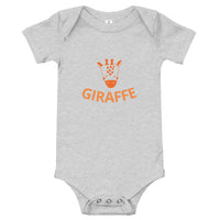 100% cotton one-piece Baby Onesie - GIRAFFE