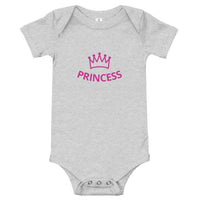 100% cotton one-piece Baby Onesie - PRINCESS