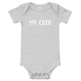 100% cotton one-piece Baby Onesie "MY CRIB"