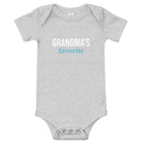 100% cotton one-piece Baby Onesie    "GRANDMA'S GIRL"