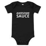 100% cotton one-piece Baby Onesie  "AWESOME SAUCE"