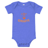 100% cotton one-piece Baby Onesie - GIRAFFE