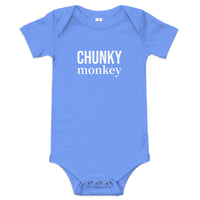 100% cotton one-piece Baby Onesie   "CHUNKYMONKEY"