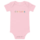 100% cotton one-piece Baby Onesie - CREATE