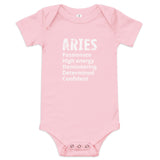 100% cotton one-piece Baby Onesie "ARIES"