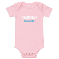 100% cotton one-piece Baby Onesie    "GRANDMA'S GIRL"