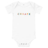 100% cotton one-piece Baby Onesie - CREATE