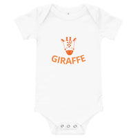 100% cotton one-piece Baby Onesie - GIRAFFE