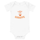 100% cotton one-piece Baby Onesie - GIRAFFE