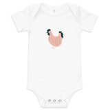 Baby short sleeve one piece with chicken