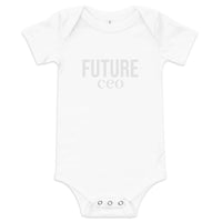 100% cotton one-piece Baby Onesie "FUTURE CEO"