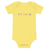 100% cotton one-piece Baby Onesie - CREATE