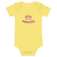 100% cotton one-piece Baby Onesie - PRINCESS