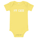 100% cotton one-piece Baby Onesie "MY CRIB"