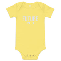 100% cotton one-piece Baby Onesie "FUTURE CEO"