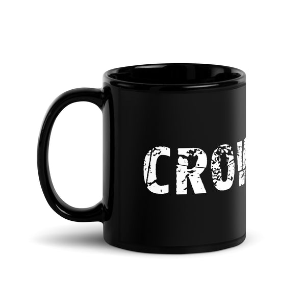 Black Glossy Mug CROWBEARD COFFEE