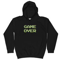 Kids Hoodie - 80% cotton 20% polyester - comfy for those cool evenings. "GAME OVER"