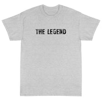 Short Sleeve T-Shirt with a classic fit with thick cotton fabric.  "THE LEGEND"