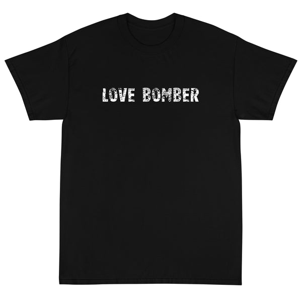 Short Sleeve thick cotton t-shirt "LOVE BOMBER"