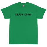 Short Sleeve classic fit T-Shirt with thick cotton "RELAXO TODAYO"