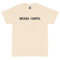 Short Sleeve classic fit T-Shirt with thick cotton "RELAXO TODAYO"