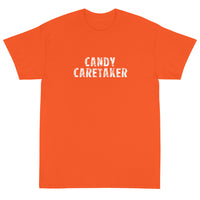 Basic Softstyle T-Shirt made of a thicker, heavier cotton, but it's still soft and comfy "CANDY CARETAKER"