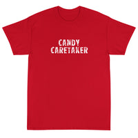 Basic Softstyle T-Shirt made of a thicker, heavier cotton, but it's still soft and comfy "CANDY CARETAKER"