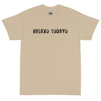 Short Sleeve classic fit T-Shirt with thick cotton "RELAXO TODAYO"